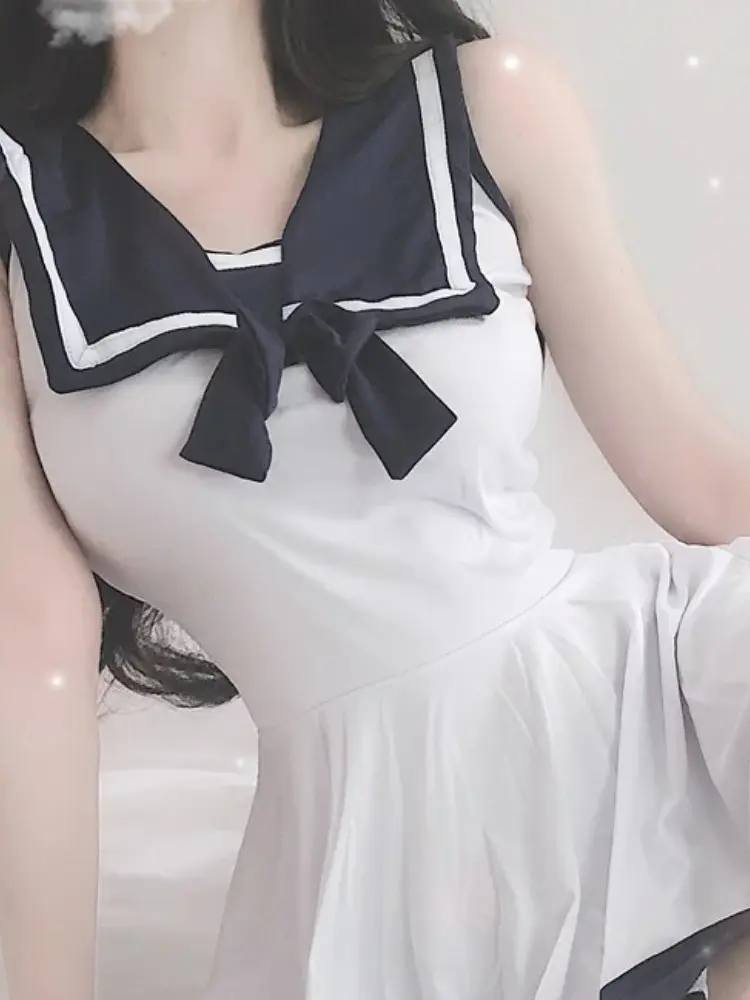 Japanese AV Actress Costumes Sexy Lingerie Sweet Cute Schoolgirl Uniform Onlyfans Sleepwear Student Cosplay with Mini Skirt