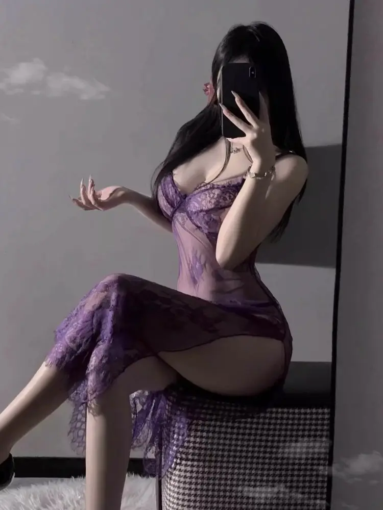 Erotic Lace Embroidery Transparent Lingerie Super Hot Sheer Lace Bra Floral Lace Lingerie Naughty Sissy Onlyfans Sexy Outfit