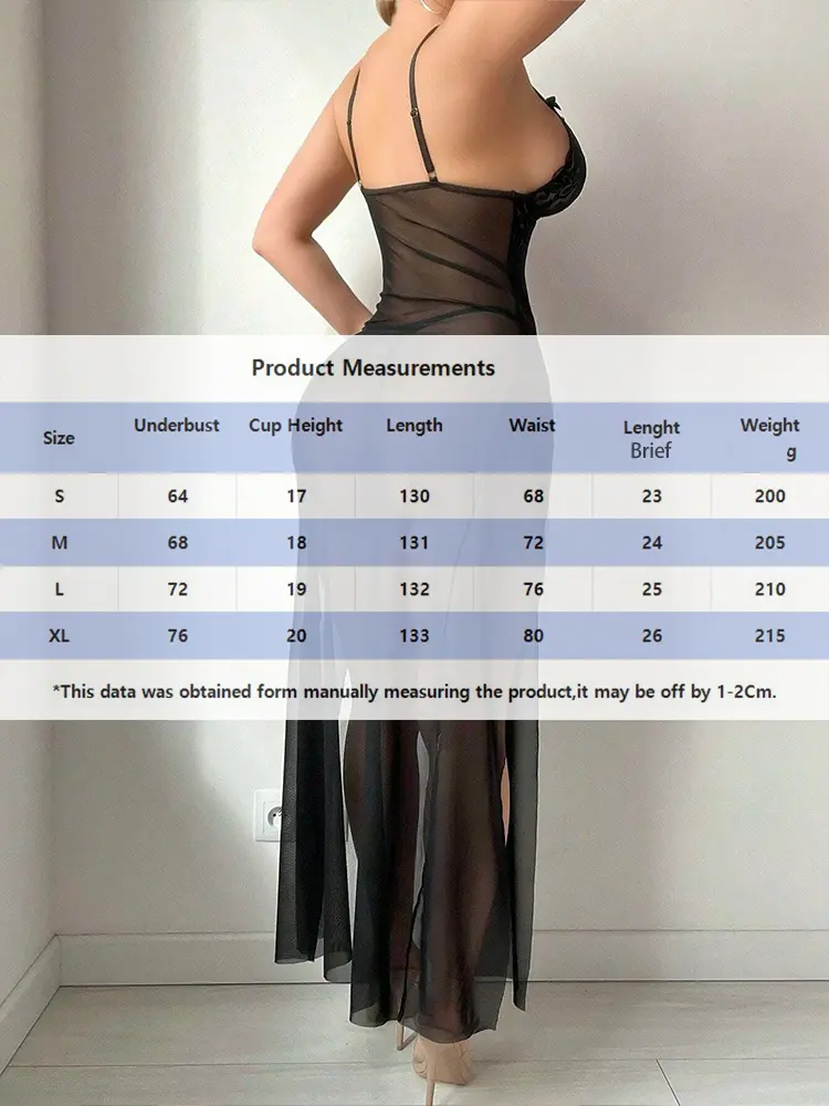Sexy Clothes Bra Lace Sleepwear Hot Costumes See Through Erotic Bodysuit Women Babydoll Dress Lingerie Suspenders Nightdress