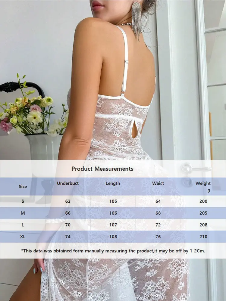 Sexy Lingerie See Through Uniform Sleepwear Dress Women Pure Desire Bodycon Dress Special Use Clothing Not for Public Occasions
