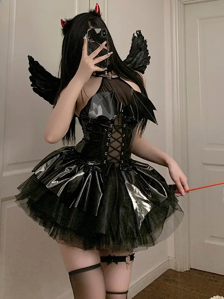 Hot Maid Dress Sexy Outfit Christmas Cosplay Costume Women French Servant Lolita Babydoll Dress Uniform Suit Cosplay Costumes