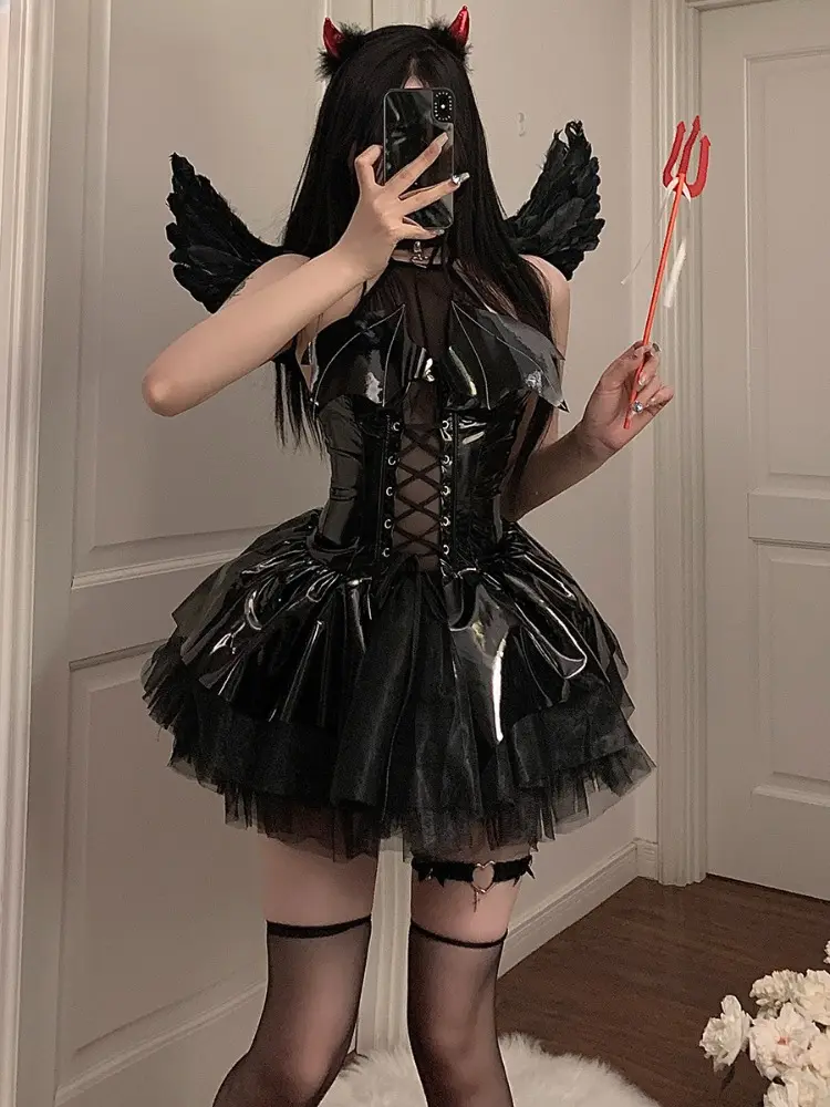 Hot Maid Dress Sexy Outfit Christmas Cosplay Costume Women French Servant Lolita Babydoll Dress Uniform Suit Cosplay Costumes