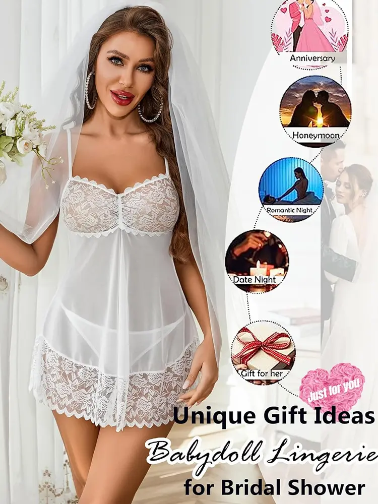 Sexy Lingerie Female Underwear Sleepwear Deep-V Nightsleep Lace Nightgown Perspective Dress Female Transparent Thin Nightdress