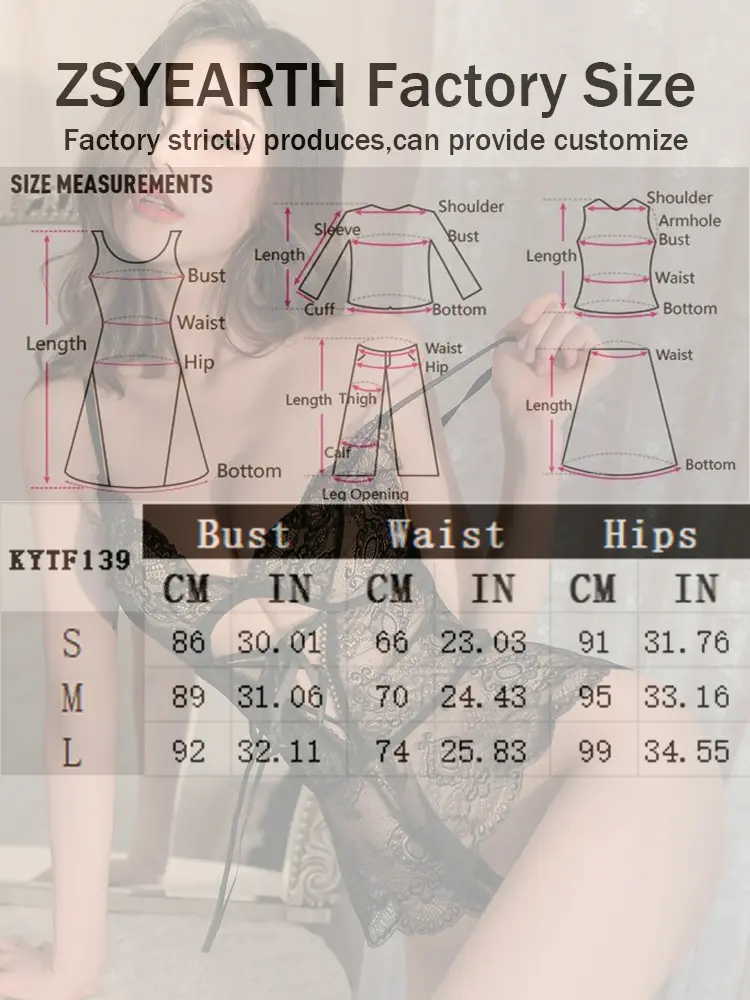 Women Lace Hollow Bodysuit Erotic Pajamas Sexy Crotchless Lingerie Teddy Babydoll Dress Deep V Open Porno Underwear Sex Costumes
