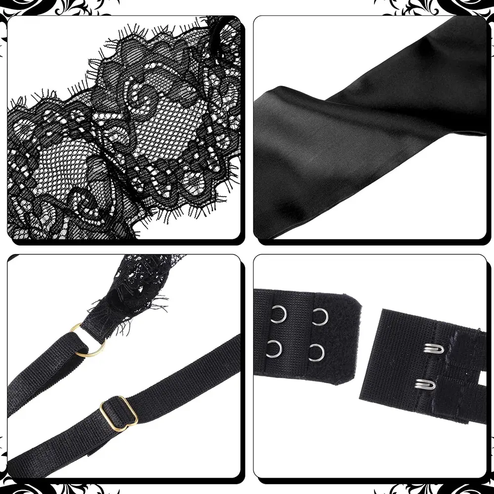 Erotic Lingerie Lace Bow Revealing Breasts Opening and Binding Passionate and Integrated Style Woman Sexy Clothing Sexy Panties