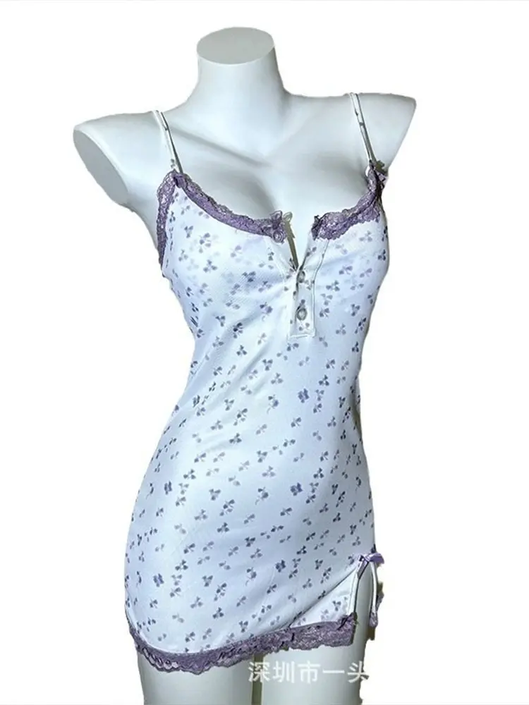 Women Sexy Lingerie Liberty Night Dress Ladies Erotic Body Slip Nightwear Lace Badydoll Pajamas Sleepwear Girls Cute Underwear
