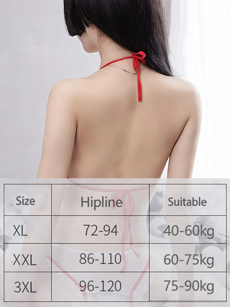 Women Erotic Nurse Uniform Lingerie Set Cosplay Hot Sexy Dress G-string Hairband Underwear Maid Outfit Costume