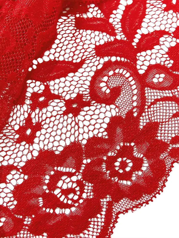 See Through Sexy Floral Embroidery Lingerie Erotic Underwear Push Up Low Waist G-String Briefs Bras and Panties Exotic Sets