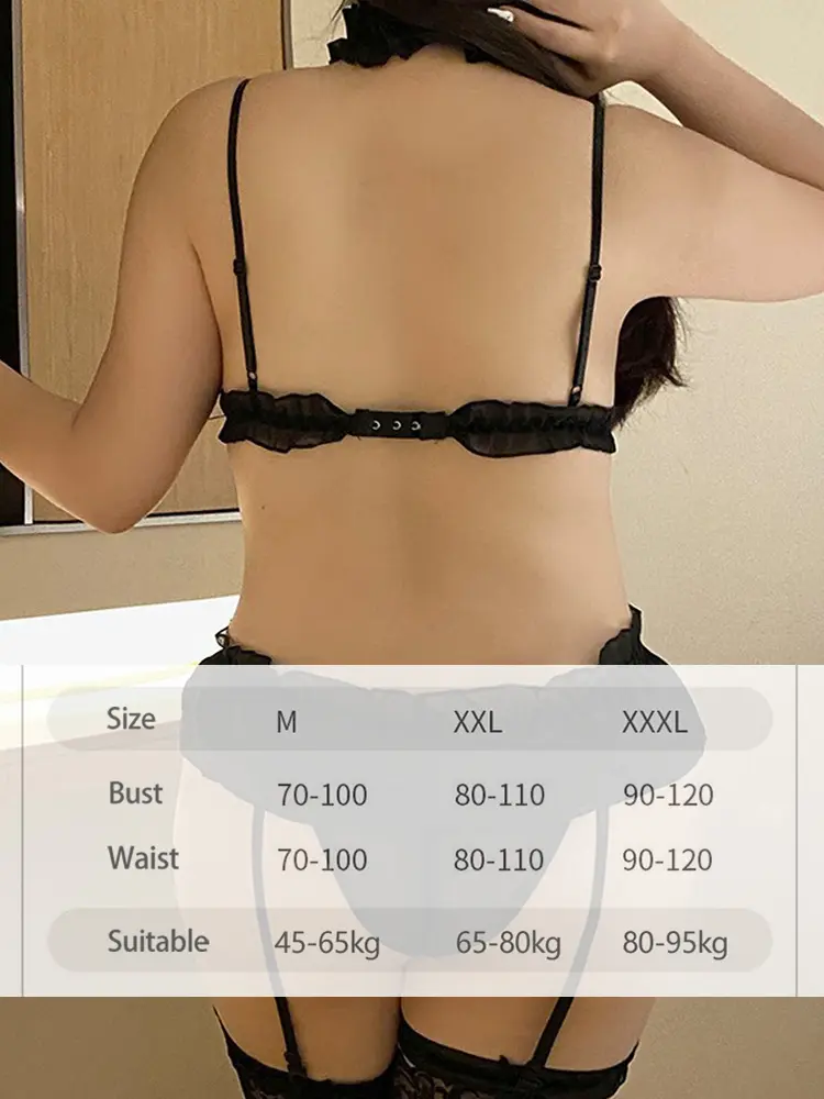 Hot Babydoll Lace Sexy Lolita Underwear Cute Lace Baby Doll Sexy Lingerie Set Soft Girl Pajamas Cosplay Costumes Exotic Apparel