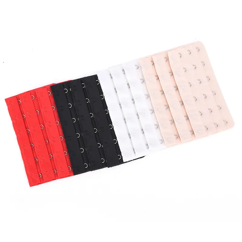 3pcs Bra Extenders Strap Buckle Extension  3Rows 6 Hooks Clasp Straps Women Bra Strap Extender Sewing Tool Intimates Accessories