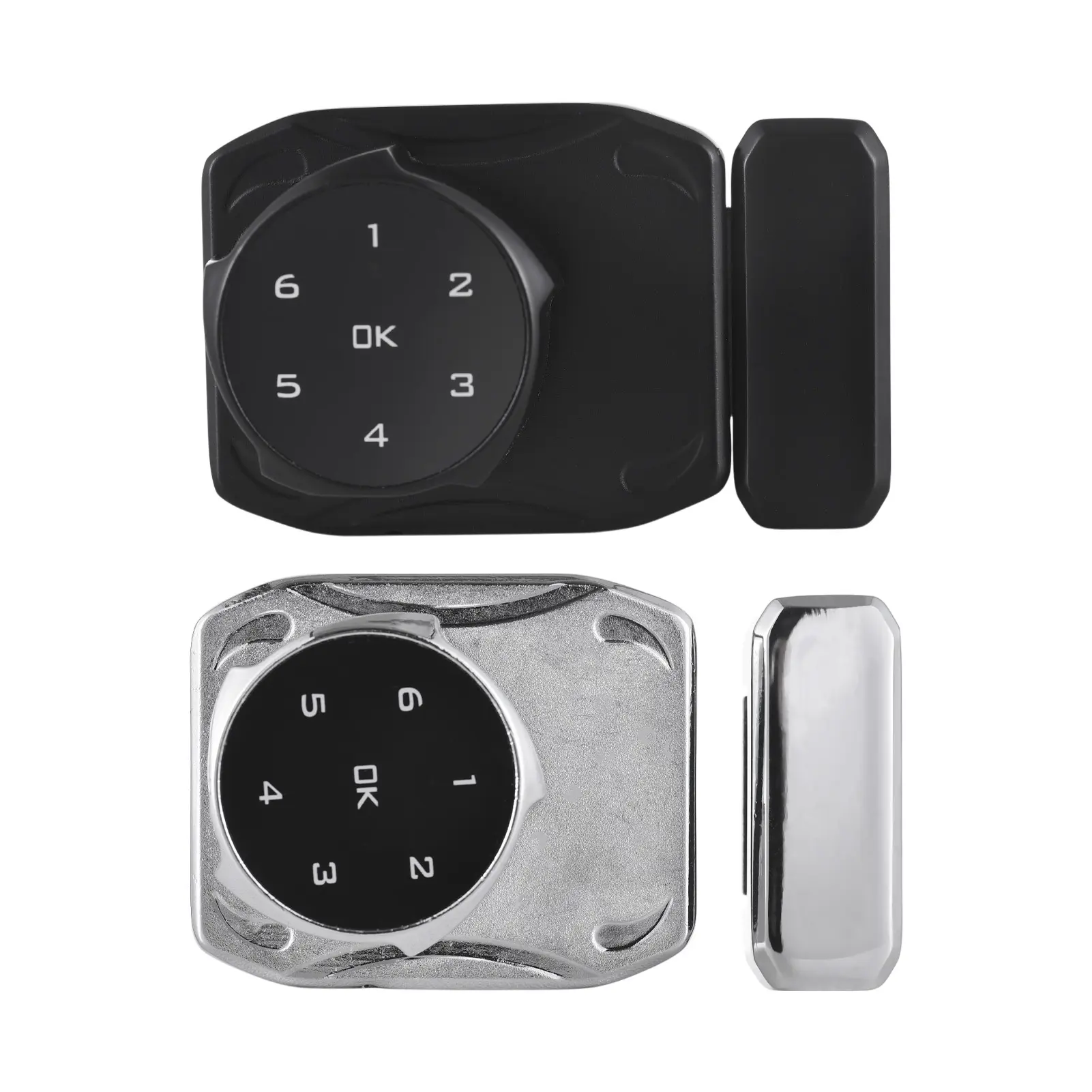Smart Cabinet Lock Universal Keyless Lock Cabinet Electronic Induction Lock for 3-12mm Thick Glass Wooden Chest Drawer Cupboard