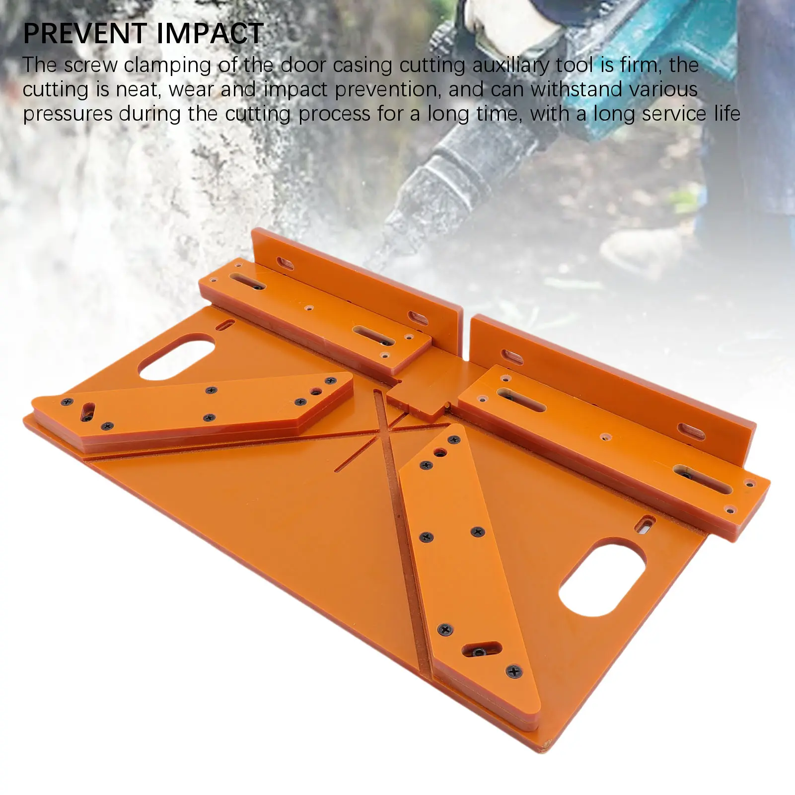 Door Casing Cutting Auxiliary Tool Door Casing Cutting  Accurate Prevent Wear Direct Oblique Cutting for Home Decoration
