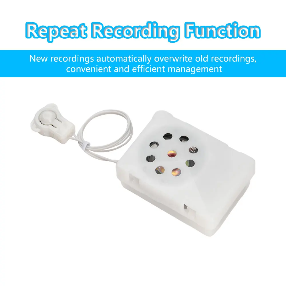 35 Seconds Button Sound Box Toys Recording Device Plush Toy Custom Messages Recorder Voice Box Stuffed Animal Sound Recorders