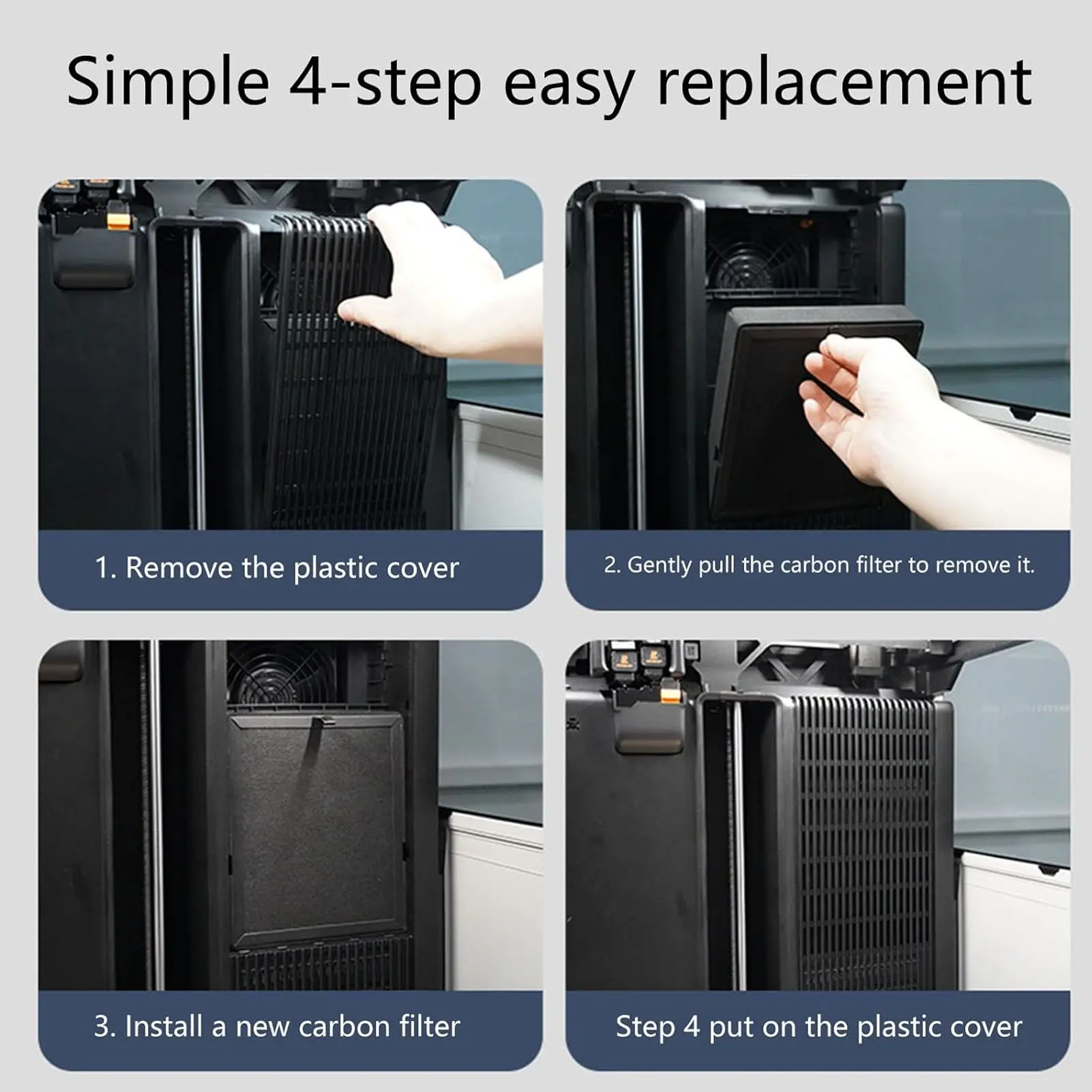 3D Printer Accessories 3D Printer Activated Carbon Air Filter Fit for Bambu  H2D H2D Combo Purifier Replacement Accessories