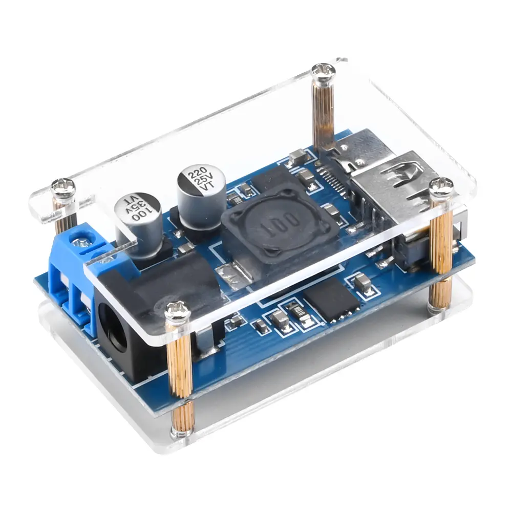 DC-DC Step Down Charging Module DC 8.2V-32V to 3V-20V Buck Converter QC PD PPS FCP/AFC/FSCP/VOOC Fast Charge Board USB Type-C