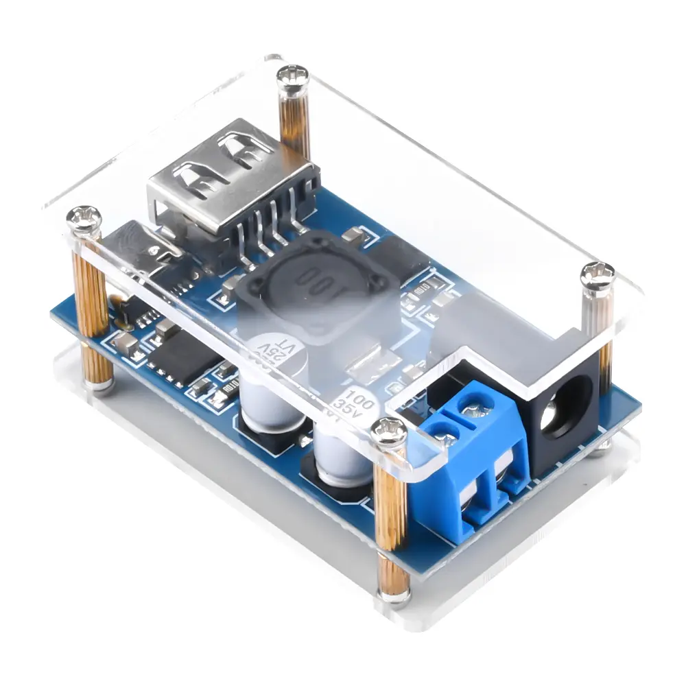 DC-DC Step Down Charging Module DC 8.2V-32V to 3V-20V Buck Converter QC PD PPS FCP/AFC/FSCP/VOOC Fast Charge Board USB Type-C