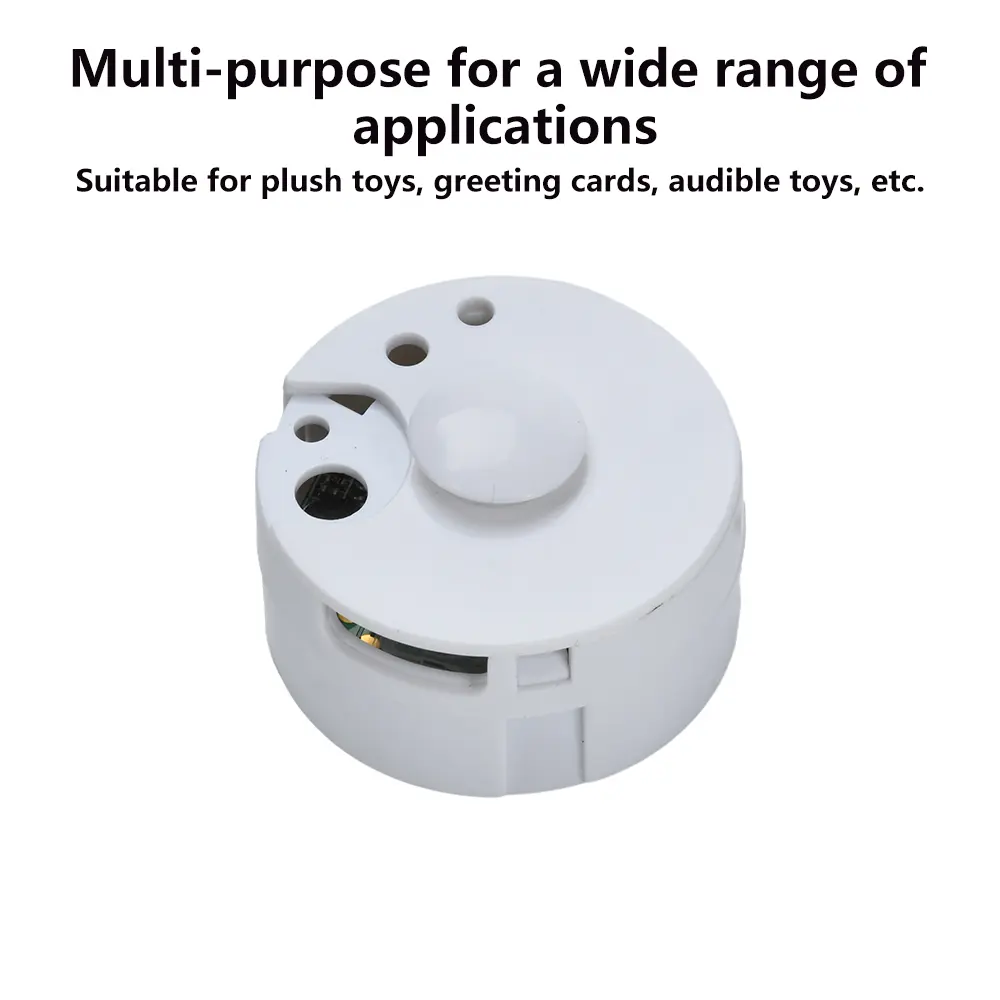 30/60 Seconds Stuffed Bear Voice Box Recordable Sound Module Baby Plush Toy Voice Recorder Device DIY Voice Message Recorder