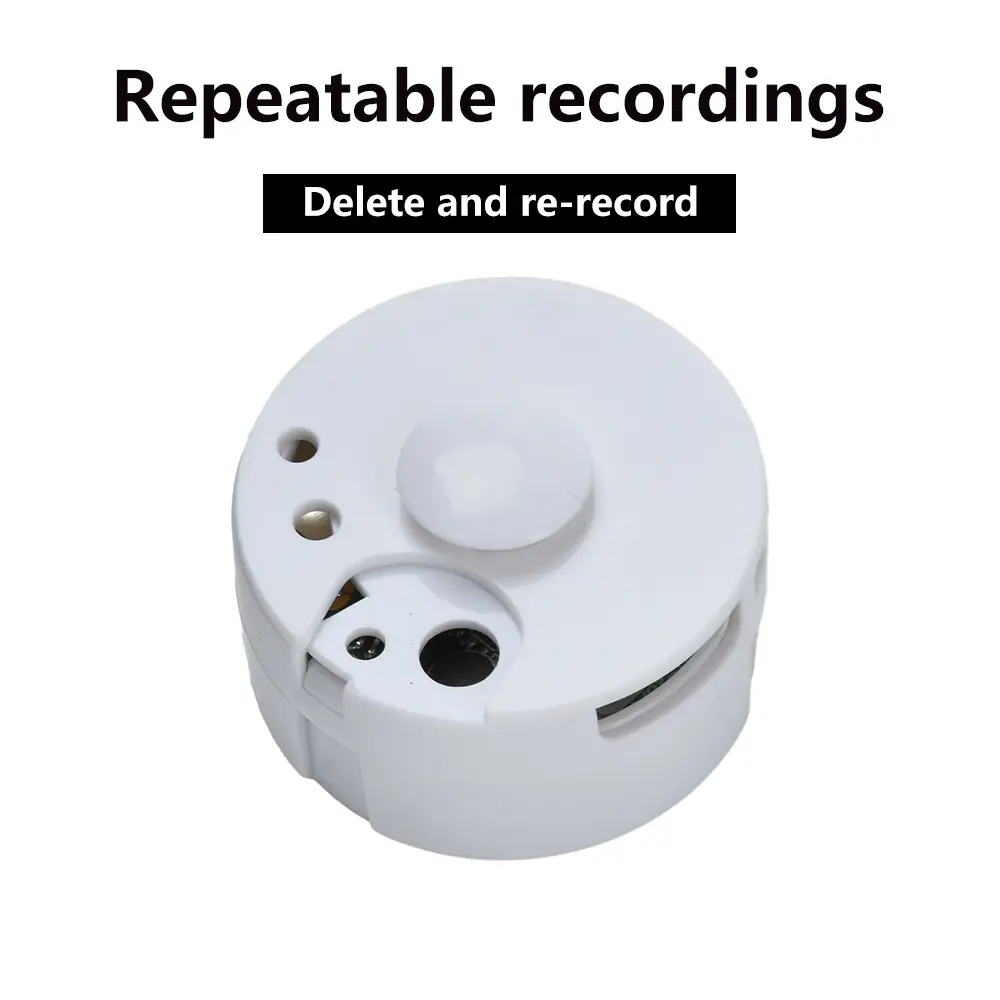 30/60 Seconds Stuffed Bear Voice Box Recordable Sound Module Baby Plush Toy Voice Recorder Device DIY Voice Message Recorder