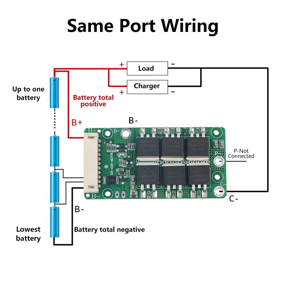 BMS 10S 36V 20A Lithium Battery Charging Protection Board Balance Charge Protection Circuit 18650 Cell Balancer Charger Part