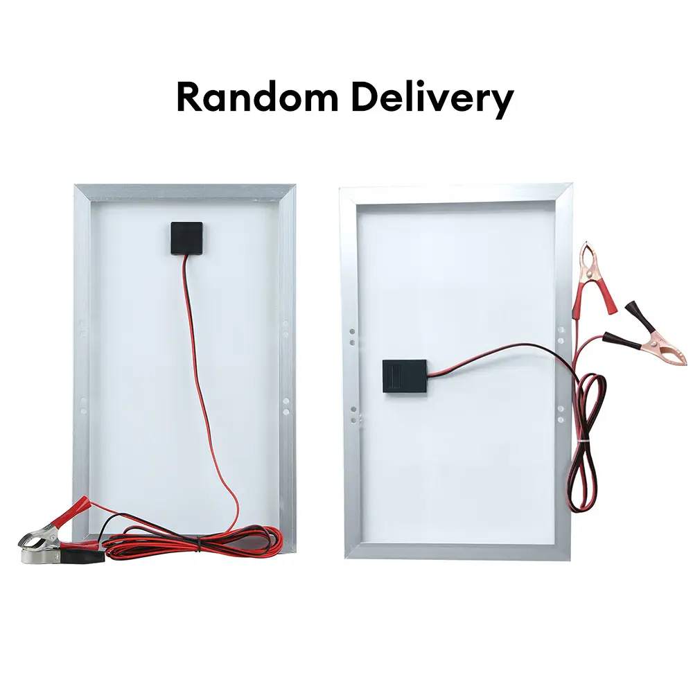 15W PET Solar Panel Kit With Alligator Clip IP65 Waterproof Indoor Outdoor Solar Charger Portable Home Solar Panels DC 12V