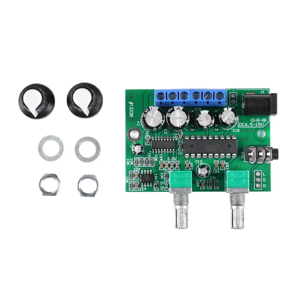 2.1 Channel Class D HiFi Digital Power Amplifier Board 25W+6W+6W TDA1517P Sound Amplifier Super Bass Audio Amp For Subwoofer