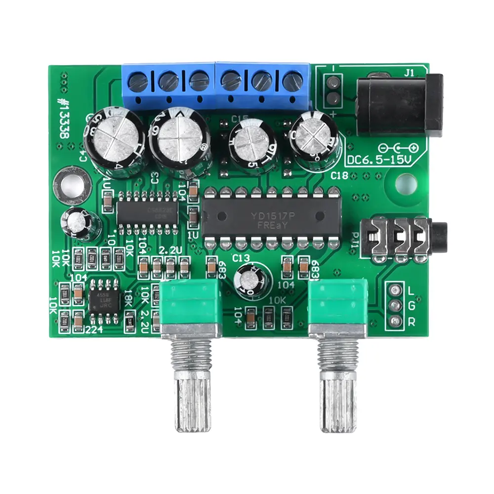 2.1 Channel Class D HiFi Digital Power Amplifier Board 25W+6W+6W TDA1517P Sound Amplifier Super Bass Audio Amp For Subwoofer
