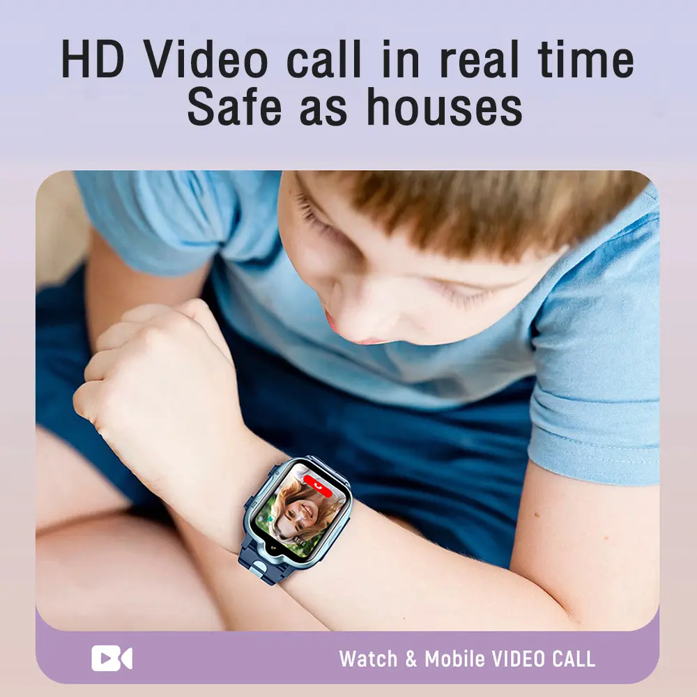 4G Smart Watch Kids GPS WIFI Video Call SOS IPX7 Waterproof Child Smartwatch Camera Monitor Tracker Location Phone Watch