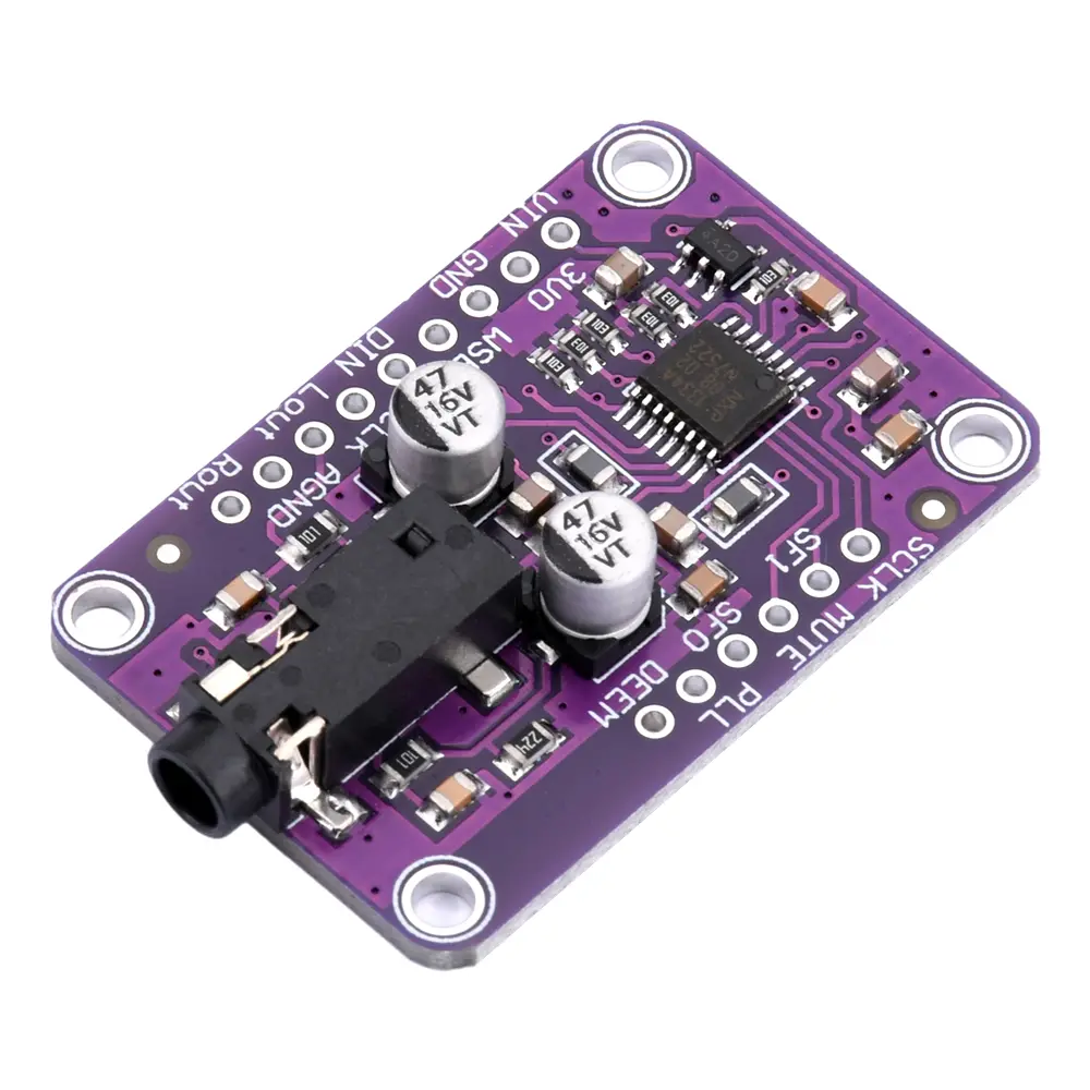 UDA1334A I2S Sound DAC Module 3.3-5V Audio Stereo Decoder Board For Arduino Package Shipping