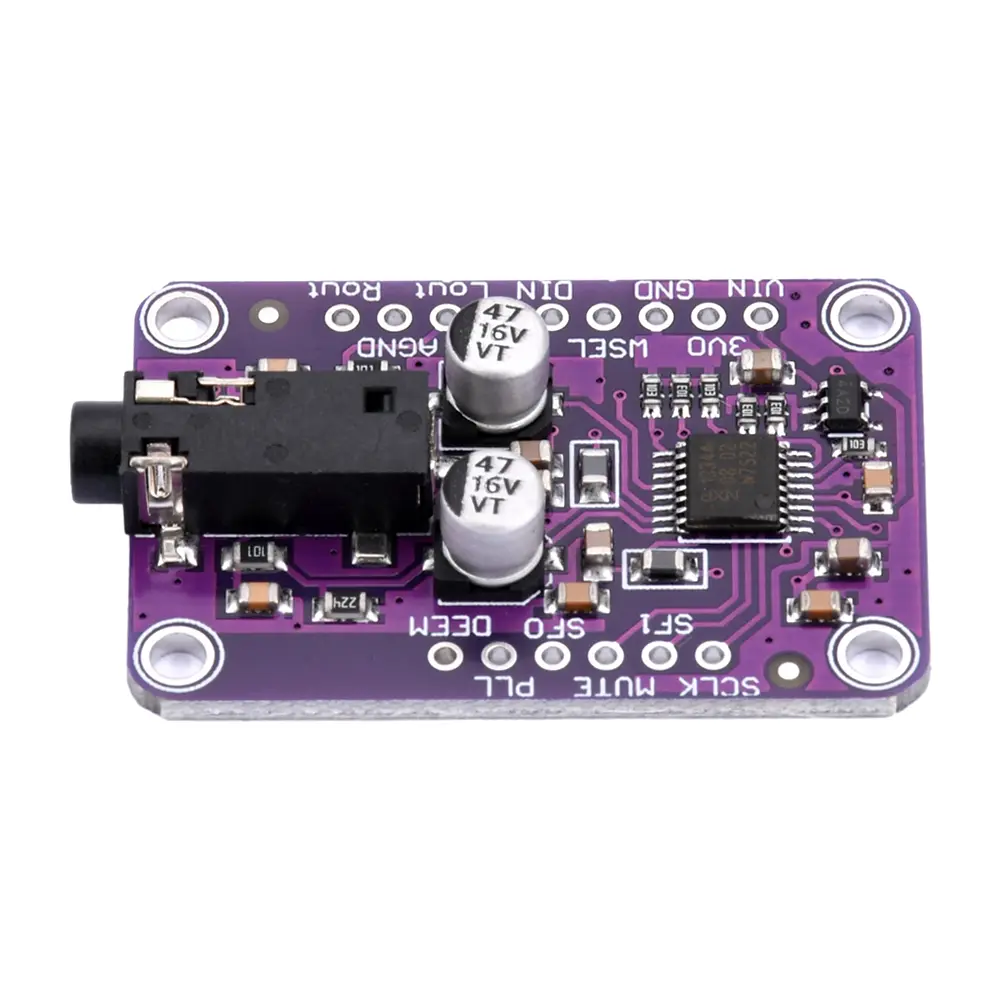 UDA1334A I2S Sound DAC Module 3.3-5V Audio Stereo Decoder Board For Arduino Package Shipping