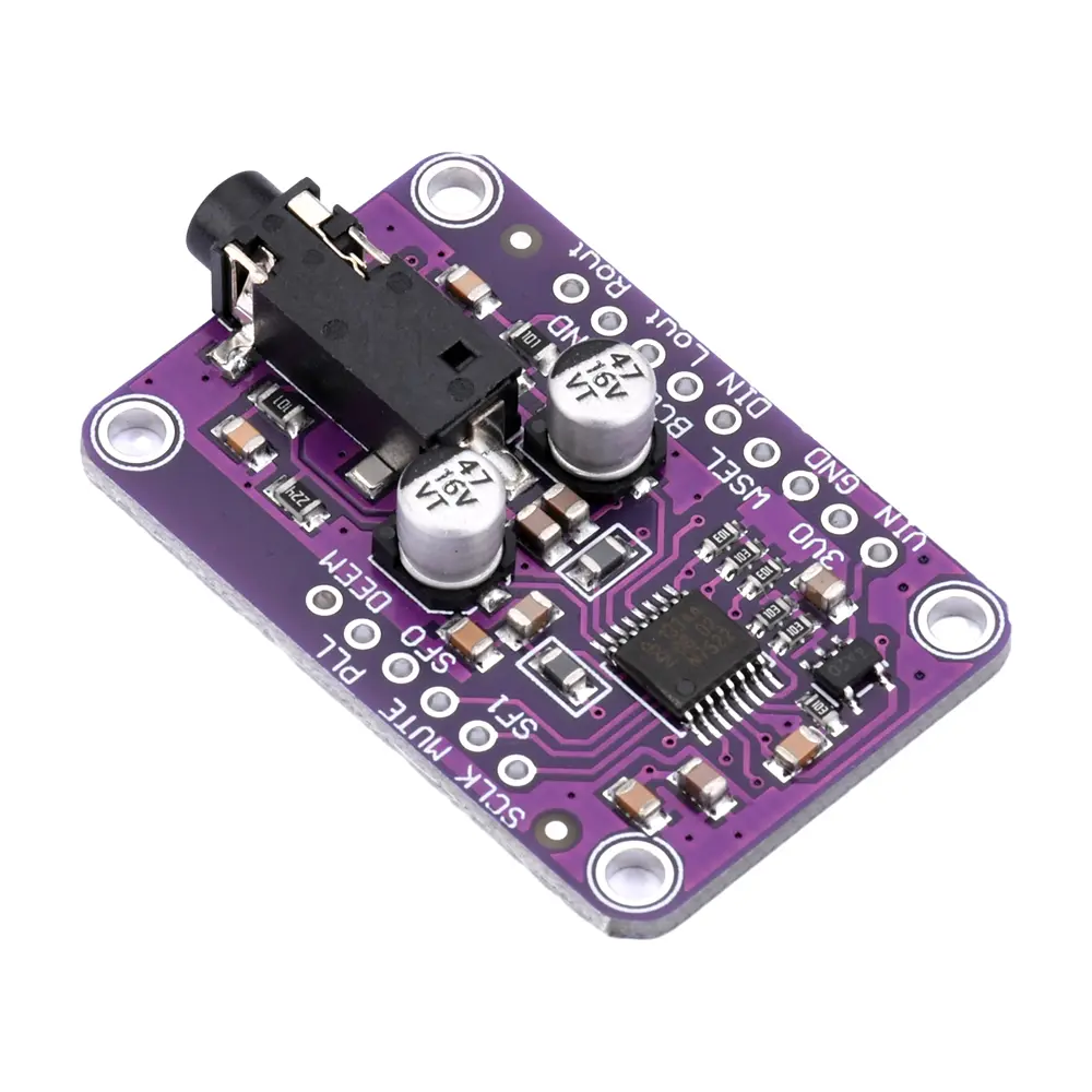 UDA1334A I2S Sound DAC Module 3.3-5V Audio Stereo Decoder Board For Arduino Package Shipping