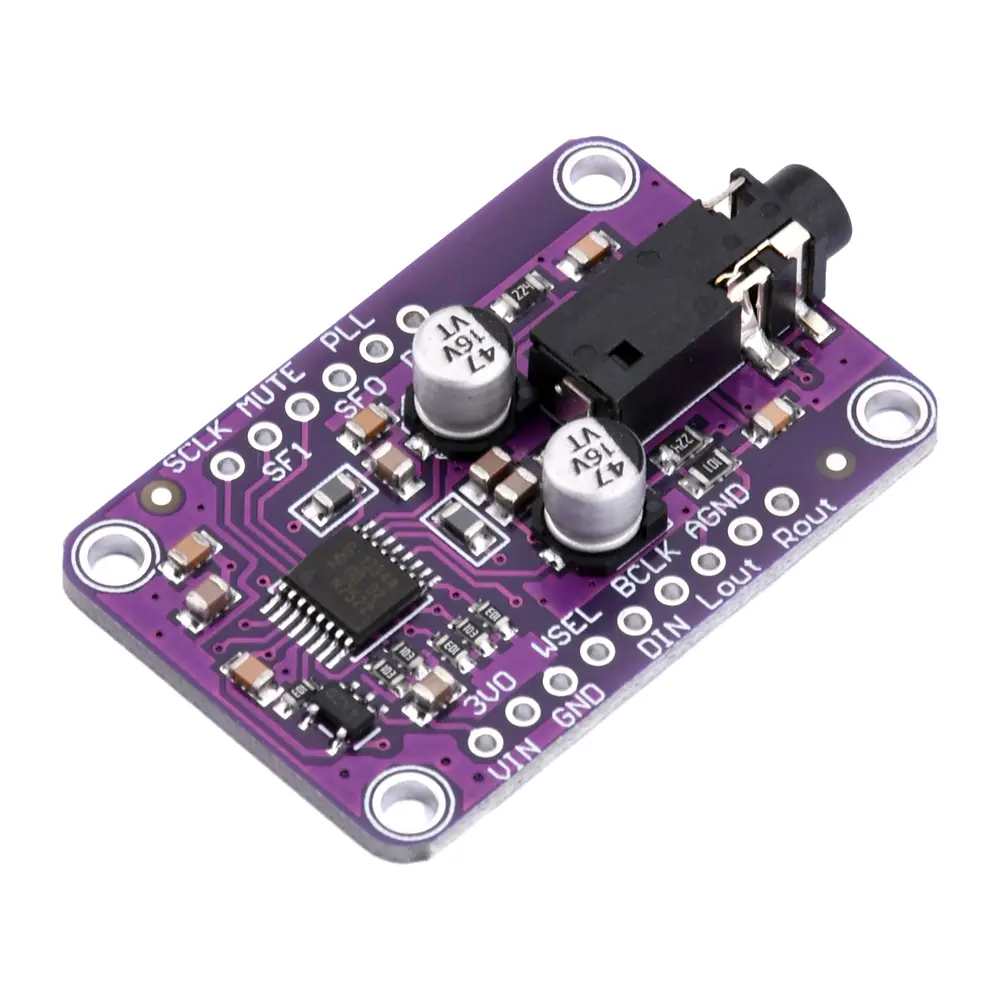 UDA1334A I2S Sound DAC Module 3.3-5V Audio Stereo Decoder Board For Arduino Package Shipping