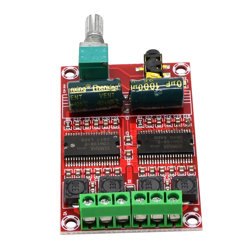 YDA138-E Digital Amplifier Board 20W+20W DC 12-15V Class D Audio Stereo HIFI AMP for Yamaha Speaker XH-M531 with Volume Control