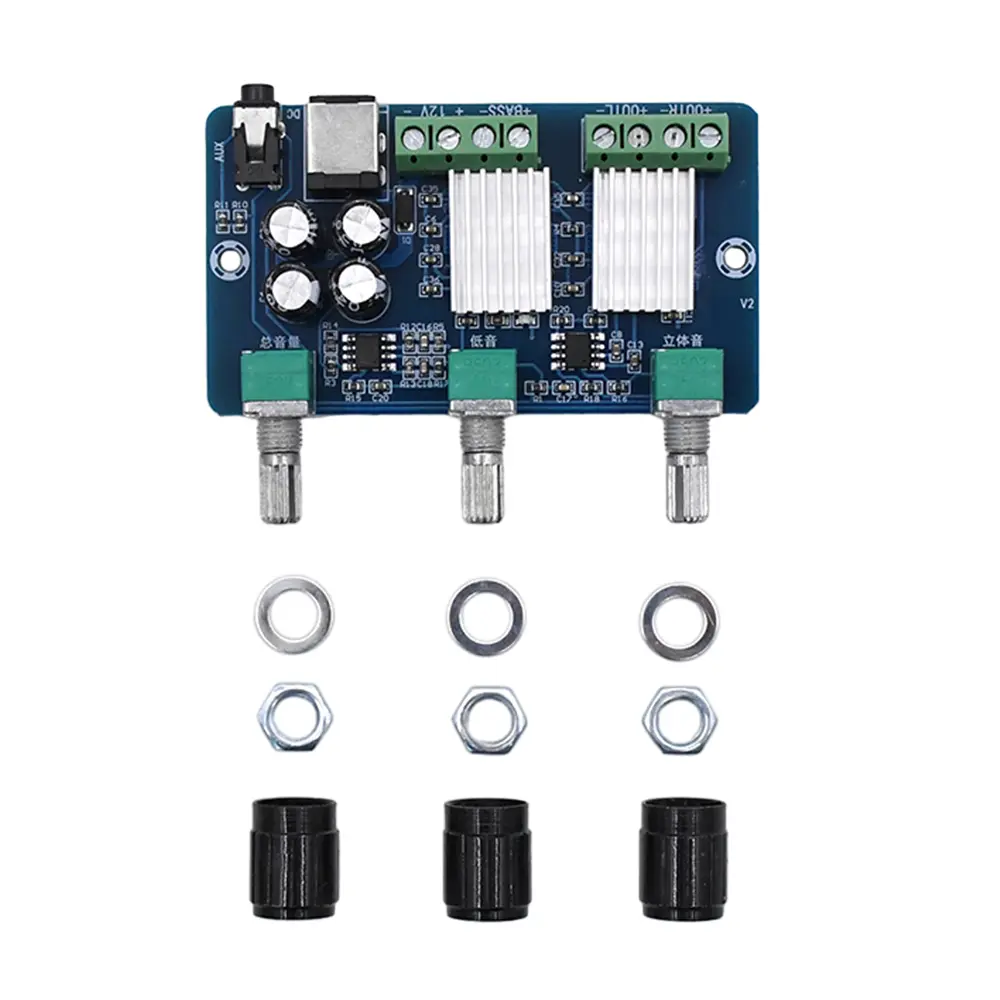 XH-A355 YDA138-E*2 15W+15W+30W Class D 2.1 Channel Digital Power Amplifier Board Stereo Audio Amplifier Module DC 12V