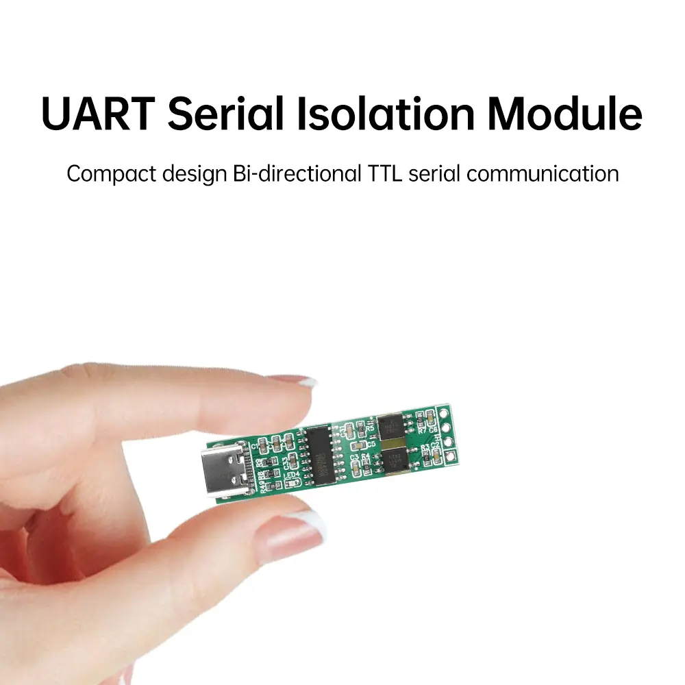 UART Serial Port Isolation Module CH340 High-speed Isolation USB to TTL Serial Port Optoelectronic Isolation Module Type-C