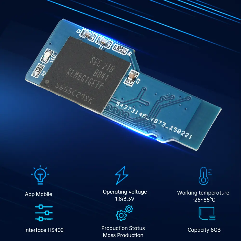 EMMC to TF Card Module BGA153 BGA169 to Micro SD Card MMC Card For Linux Development Board