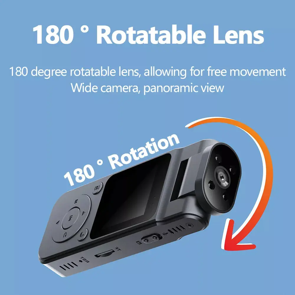 4K/2K/1080P HD WiFi Mini Camera Handheld Back Clip Law Enforcement IR  Night Vision Camcorders Sports DV Body Cam Video Recorder
