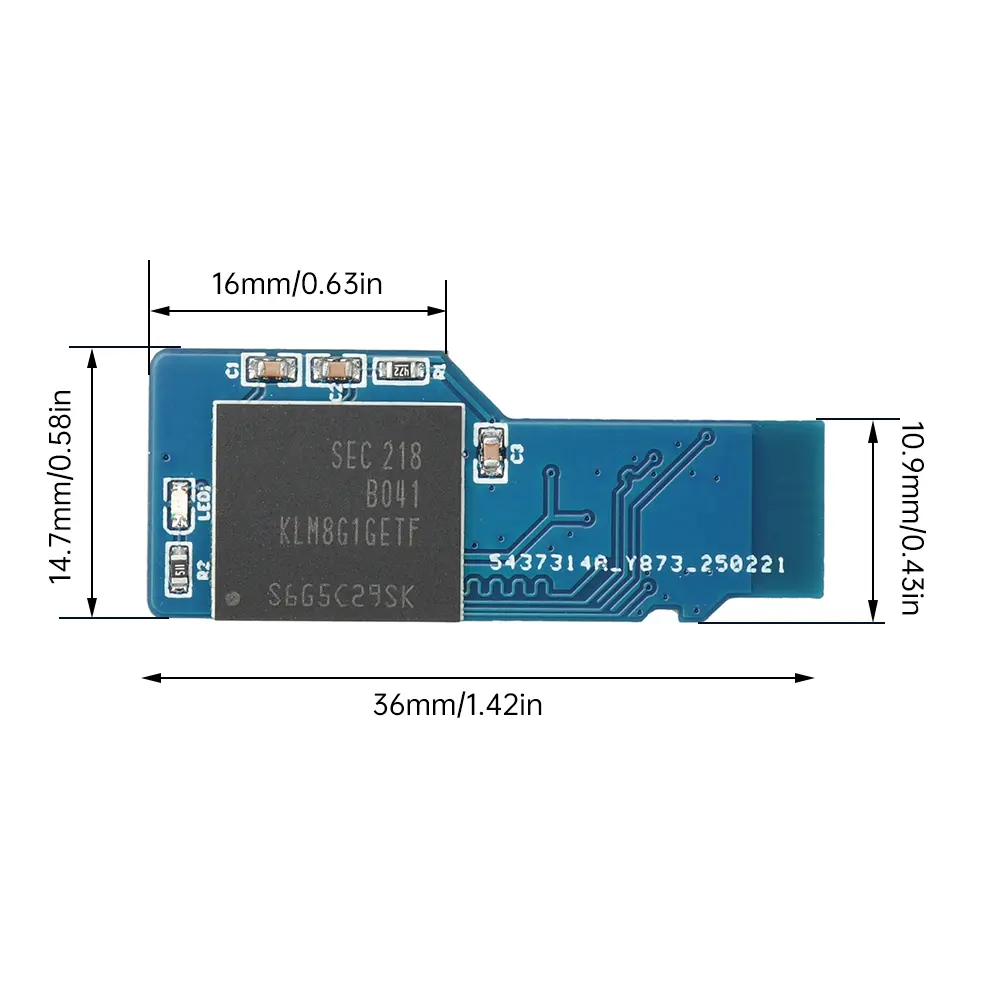EMMC to TF Card Module BGA153 BGA169 to Micro SD Card MMC Card For Linux Development Board