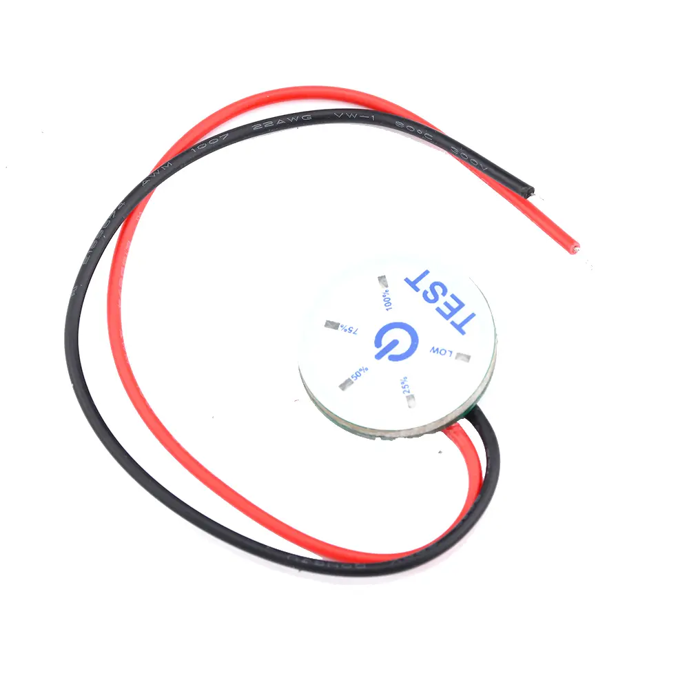 1/2/3/4/5/6S 18650 Lithium Battery Level Indicator 12 V Lead Acid Battery Capacity Display Test Tool With 5 LED indicator lights