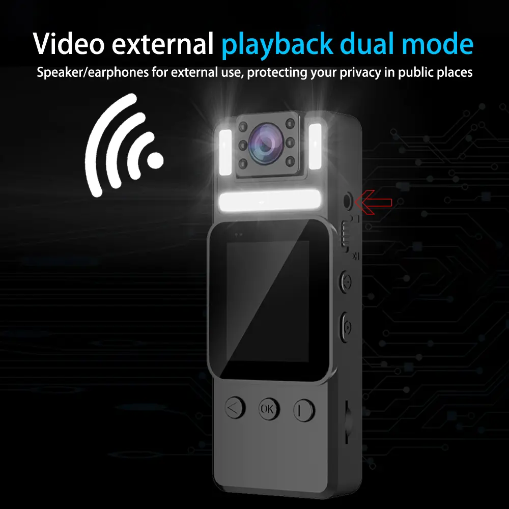 S6 HD 1080P WiFi Camera Outdoor Sports DV Night Vision Camcorders Mini Body Camcorder Back Clip Cam Handheld Video Recorder
