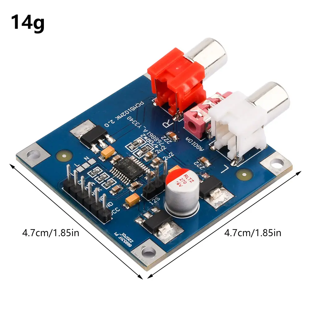 PCM5102/PCM5102A 32Bit 384K DAC Decoder Module PCM5102 DAC Decoder Board Audio Spectrum Analyzer Decodificador I2S Player Be
