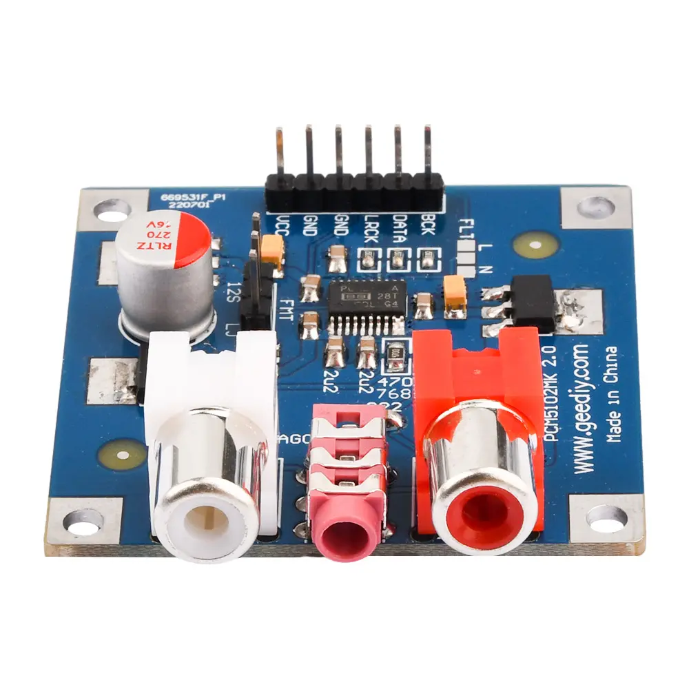 PCM5102/PCM5102A 32Bit 384K DAC Decoder Module PCM5102 DAC Decoder Board Audio Spectrum Analyzer Decodificador I2S Player Be