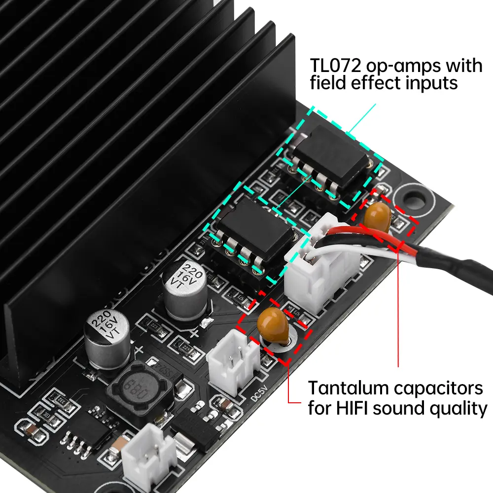 TPA3255 600W Digital Sound Amplifier Board Fever HIFI 2X300W Audio Amplifier Module Dual Channel Stereo Class D Amp High Power