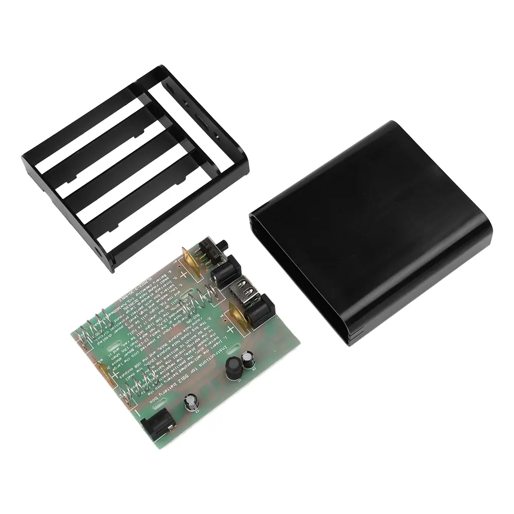 DIY 3*18650 Battery UPS Power Bank Box For Car DVR WiFi Router 5/9/12V Router Optical Modem Uninterruptible Power Supply Box