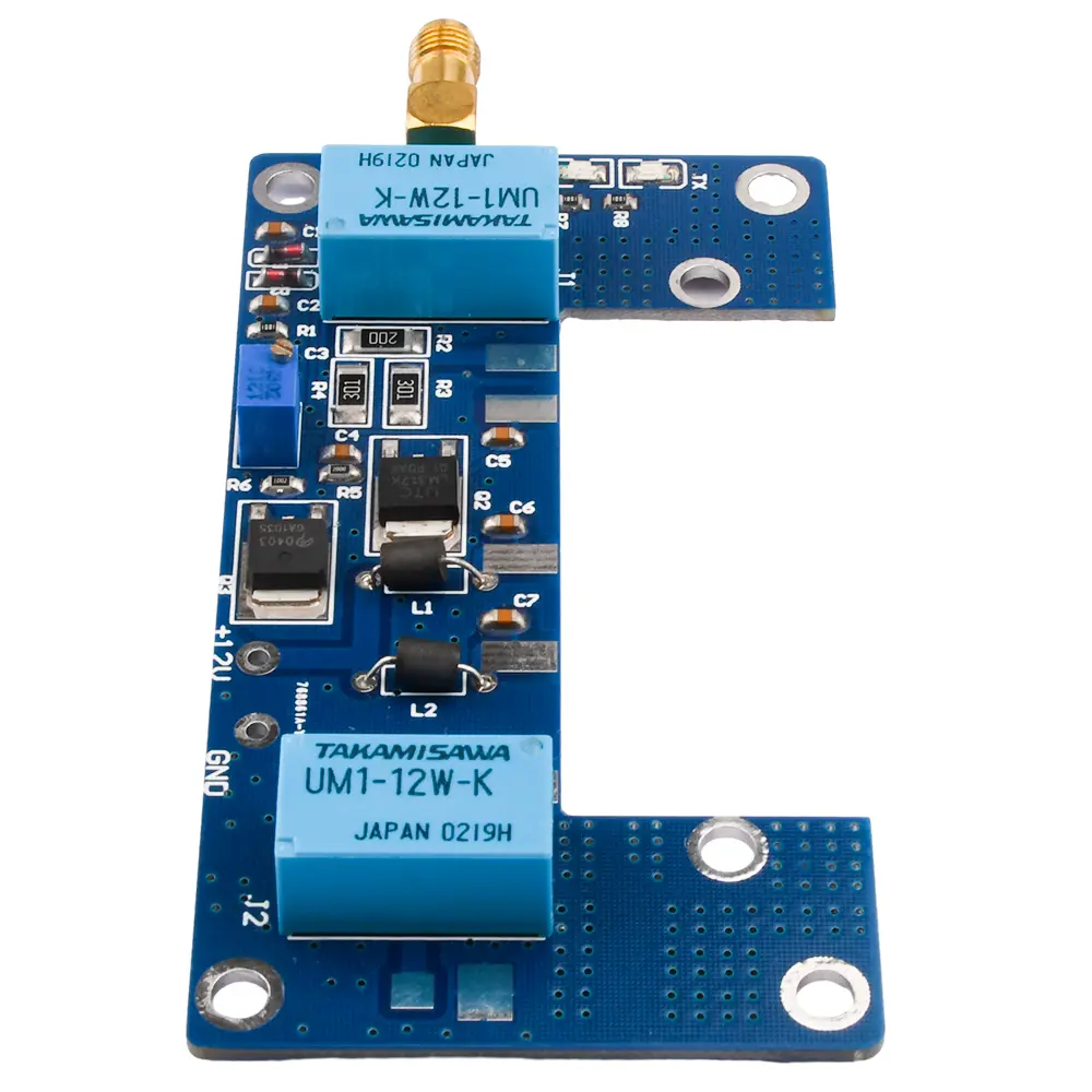 RF Power Amplifier Board Transceiver Circuit PCB Walkie-talkie DC12-13.8V 1-5W DIY Amp Module Sound Audio Amplifier