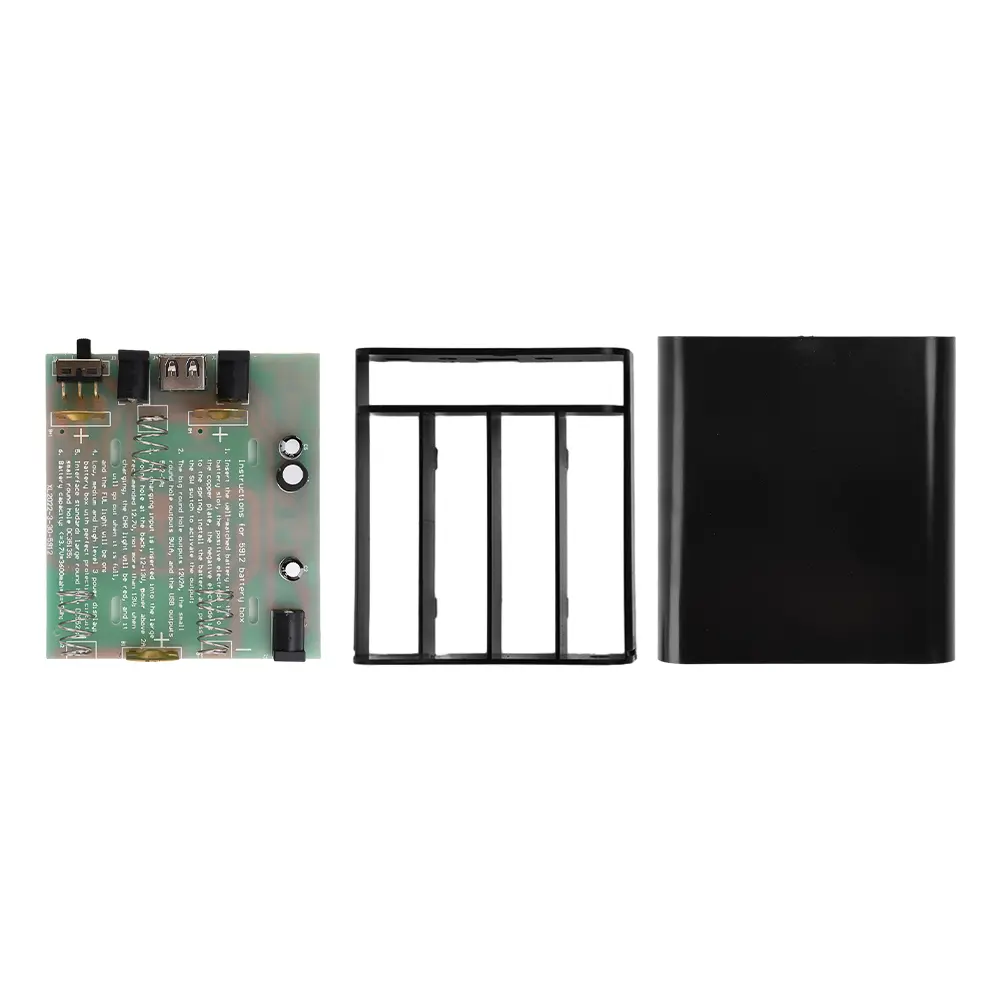 DIY 3*18650 Battery UPS Power Bank Box For Car DVR WiFi Router 5/9/12V Router Optical Modem Uninterruptible Power Supply Box