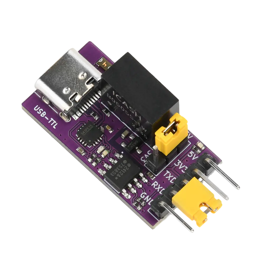 CH343 Isolated USB to DC TTL 3.3V/5V Serial Isolation Communication 6Mbps UART Downloader Module Type-C 50bps-6Mbps