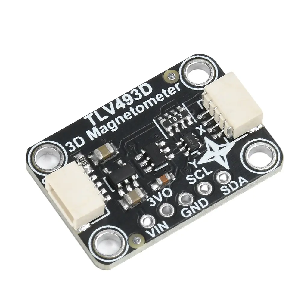 TLV493D Triple-Axis Magnetometer Sensor Module Compatible with STEMMA QT Qwiic I2C Interface For Arduino Magnetic Adapter