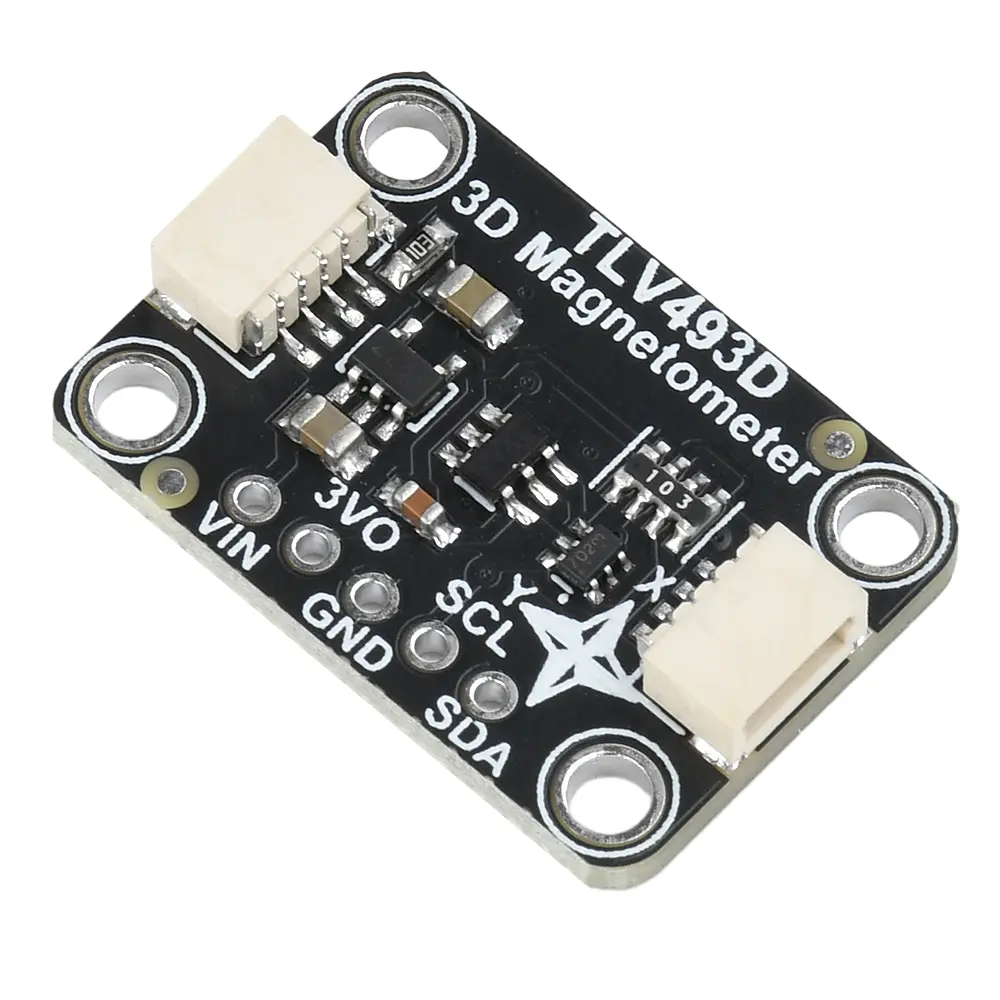 TLV493D Triple-Axis Magnetometer Sensor Module Compatible with STEMMA QT Qwiic I2C Interface For Arduino Magnetic Adapter