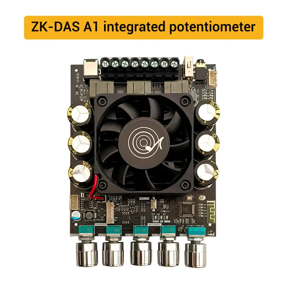 160W+160W+220W 2.1 Channel Bluetooth Sound Amplifier Board Heavy Bass Amplifier Module ADAU1701 TDA7498E Audio AMP DAS A1