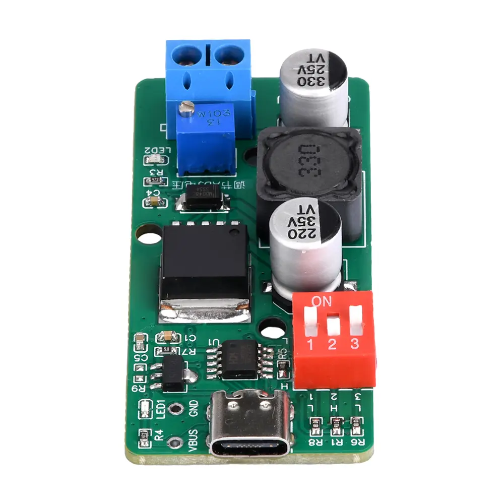 PD3.0/2.0 100W Fast Charge Decoy Trigger DC 1.8-18V 2A  Adjustable Buck Power Supply Module For Phone Quick Charger Type-C USB